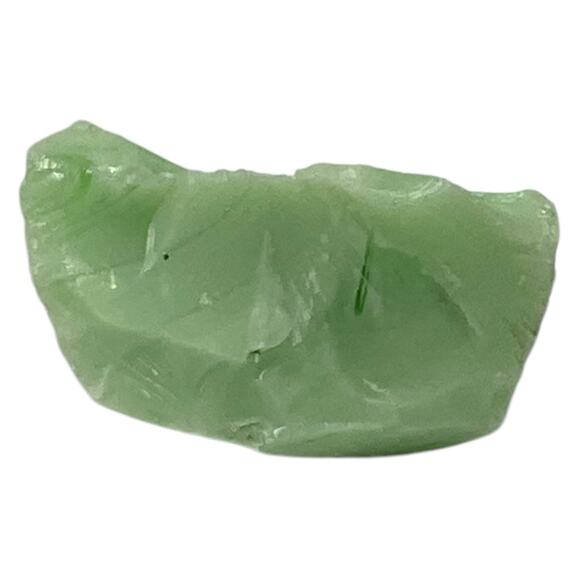 Lime Green Art Glass Cullet Glowing Manganese Slag Glass #5GM37 - Picture 2 of 8